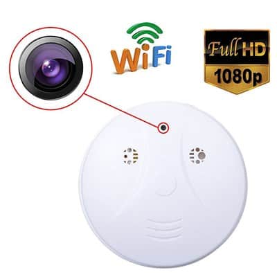 מצלמה נסתרת בגלאי עשן עצמאי