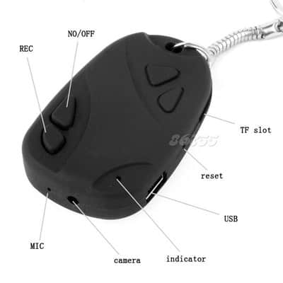 מצלמה נסתרת בשלט רכב 1.1