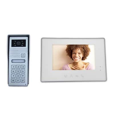 אינטרקום עם מצלמה משולב קודן מואר מוגן מים