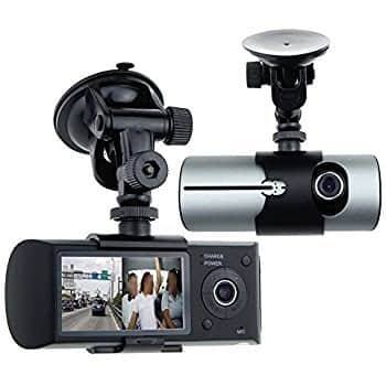 מצלמה לרכב 2 כיוונים עם GPS