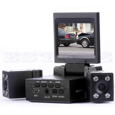 מצלמת רכב עם 2 מצלמות