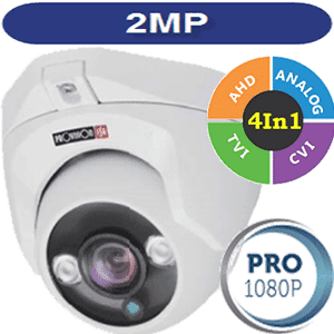 מצלמת אבטחה כיפה אינפרה עדשה 3.6 2MP PRO דגם +DI-