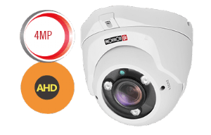 מצלמת כיפה 4 מגה פיקסל עם עדשה משתנה 2.8-12 PROVISION דגם DI-340AHDVF